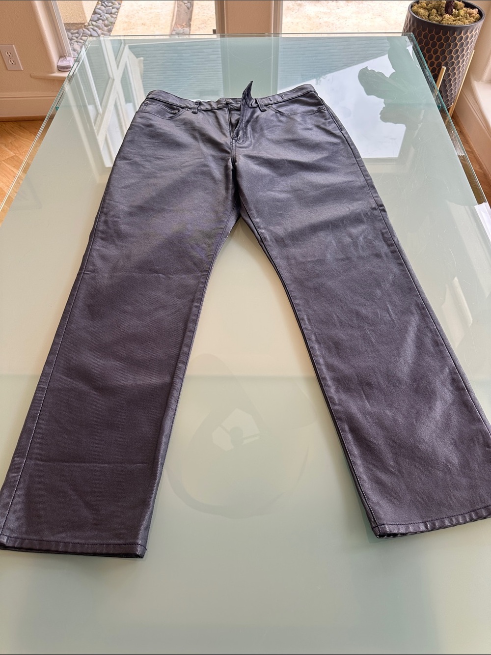 Madewell Straight-Leg Jeans in Dark Charcoal
